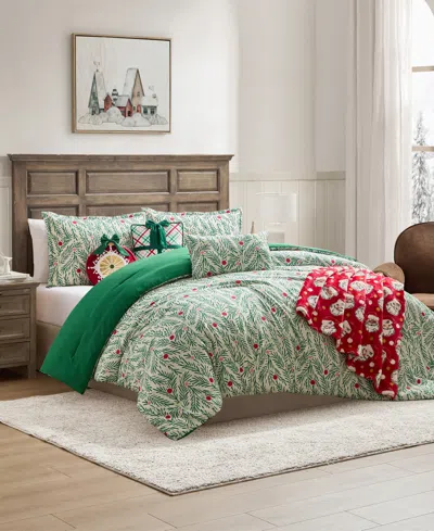 Hallmark Ornament Shaped Holiday Decorative Pillow, 12" X 13" In Red