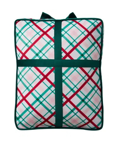 Hallmark Gift Shaped Holiday Decorative Pillow, 12.5" X 16" In Green