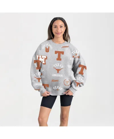 Gameday Couture Women's Gray Texas Longhorns Always On Repeat Fleece Sweatshirt In Gray
