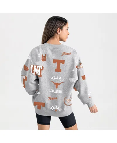 Gameday Couture Women's Gray Texas Longhorns Always On Repeat Fleece Sweatshirt In Gray