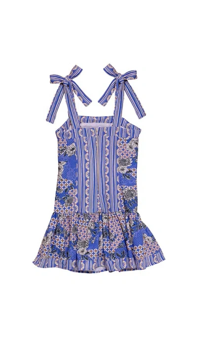 Agua Bendita Kaio Quilt Dress In Multi