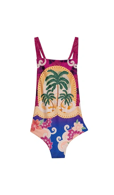 Agua Bendita Amina Thamar One Piece Swimsuit In Multi