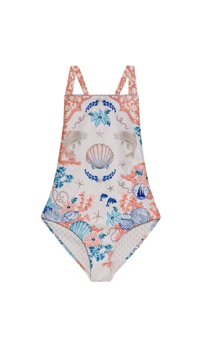 Agua Bendita Amina Sereia One Piece Swimsuit In Multi