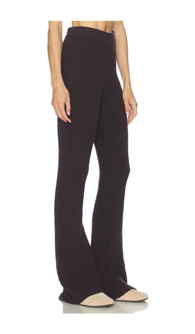 Camila Coelho Nika Rib Pant In Brown
