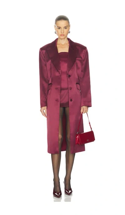 Camila Coelho Haliee Coat In Red