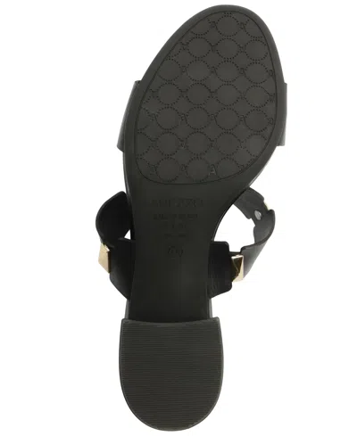 Arezzo Women's Lyra Mid Block Sandal In Black