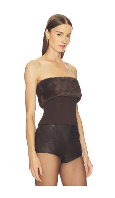 Camila Coelho Isadora Top In Brown