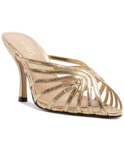 Arezzo Women's Lucia High Stiletto Mule Sandals In Gold