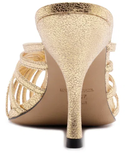 Arezzo Women's Lucia High Stiletto Mule Sandals In Gold