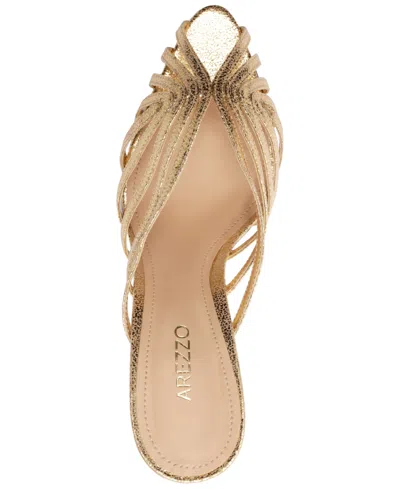 Arezzo Women's Lucia High Stiletto Mule Sandals In Gold