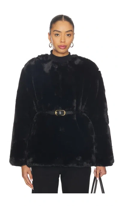 Blanknyc Faux Fur Coat In Blue