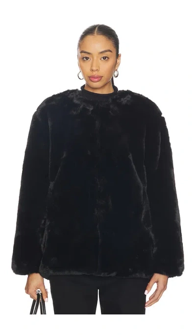 Blanknyc Faux Fur Coat In Blue