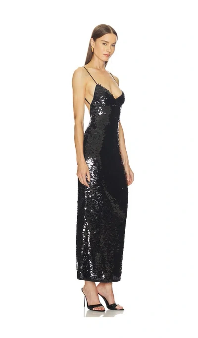 Camila Coelho Amara Midi Dress In Black