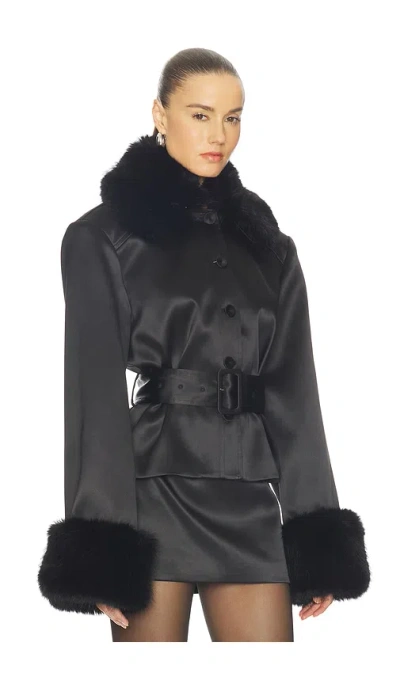 Camila Coelho Julieta Jacket In Black