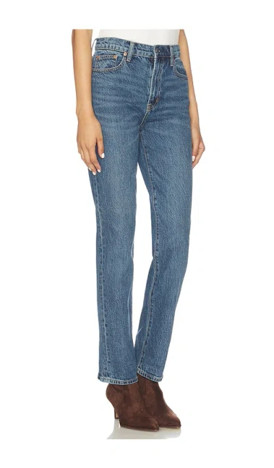Pistola Bri High Rise Slim Straight Jeans In Blue