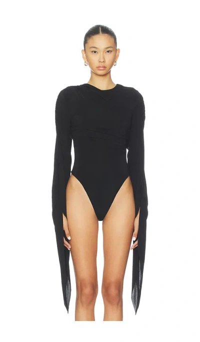 Palmatic Studio Livistona Bodysuit In Black