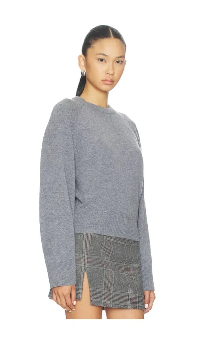 Remain Birger Christensen Bat Sleeve Crewneck Pullover In Gray