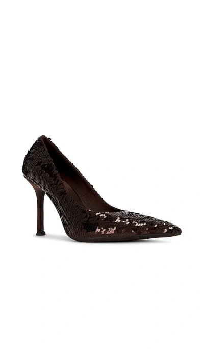 Jeffrey Campbell Risk-seq Pump In Brown