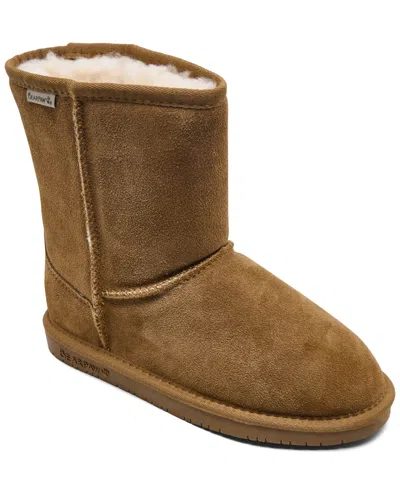 Bearpaw Emma Boots Little Girls (11-3) & Big Girls (3.5-7) In Brown