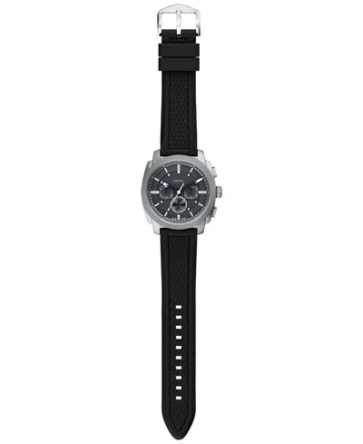 Fossil Machine Chronograph Silicone Strap Watch & Bracelet Set, 44mm In Black
