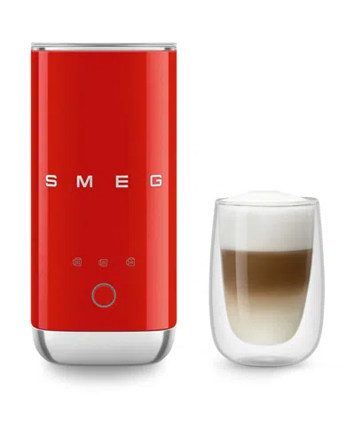Smeg 50s Retro Style 6 Oz. Mini Milk Frother In Red