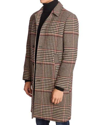 Paisley & Gray Men's Slash Pocket Overcoat In Brown