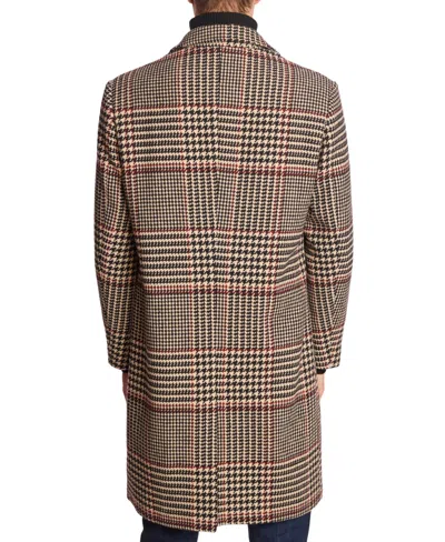 Paisley & Gray Men's Slash Pocket Overcoat In Brown