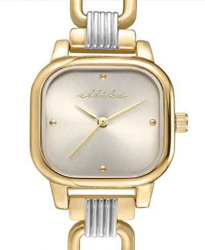 Ettika Classic Square Bracelet Watch, 70-110mm In Metallic
