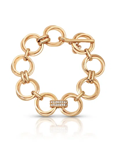 Ettika Complete Circle Chain Bracelet In Gold