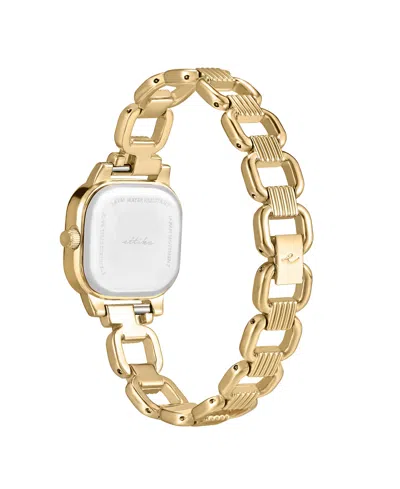 Ettika Classic Square Gold Plated Bracelet Watch, 70-110mm In Gold