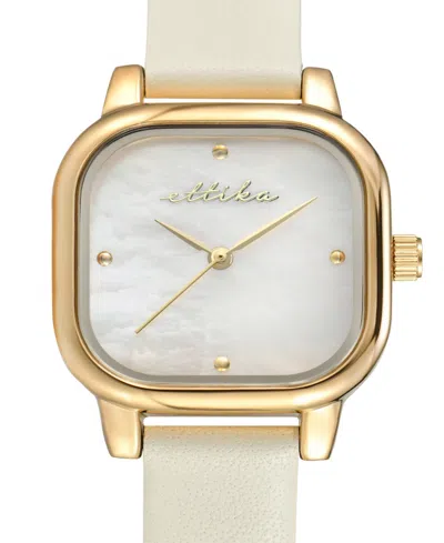 Ettika Classic Square Gold Plated Bracelet Watch, 70-110mm In Gold