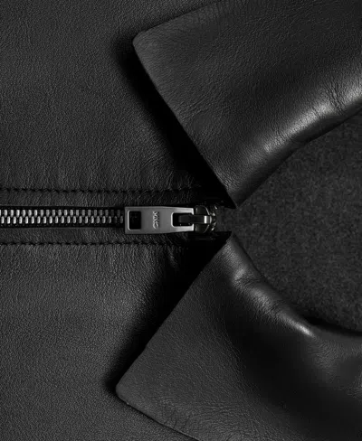 Mango Men's Leather Pockets Jacket In Multi