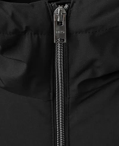 Mango Men's Water-repellent Hooded Parka In Black