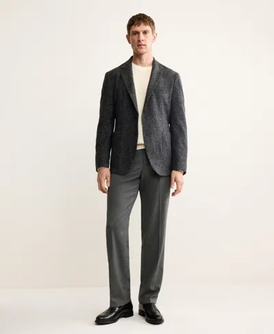 Mango Men's Slim Fit Wool Blend Blazer In Gray