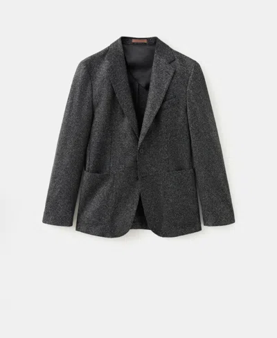 Mango Men's Slim Fit Wool Blend Blazer In Gray