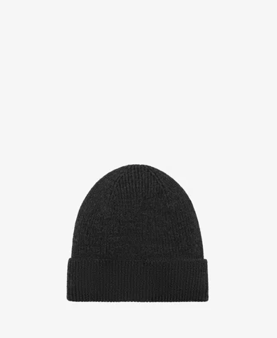 Mango Men's Ribbed Wool Beanie Hat In Gold