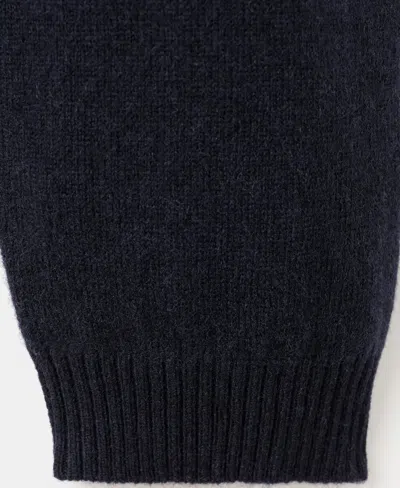Mango Men's Extra-fine Wool Knitted Sweater In Blue