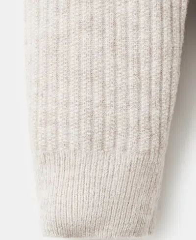 Mango Men's Knitted Ribbed Sweater In Multi