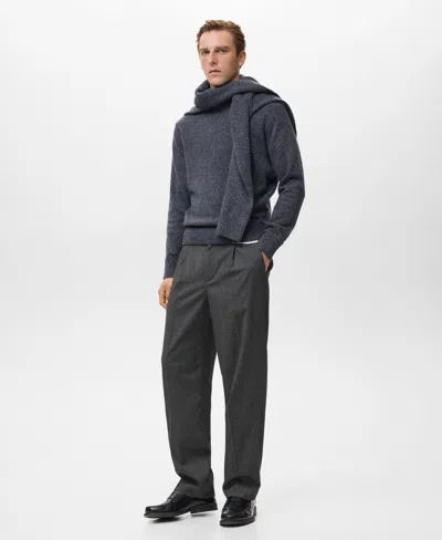Mango Men's Wool And Alpaca-blend Sweater In Multi