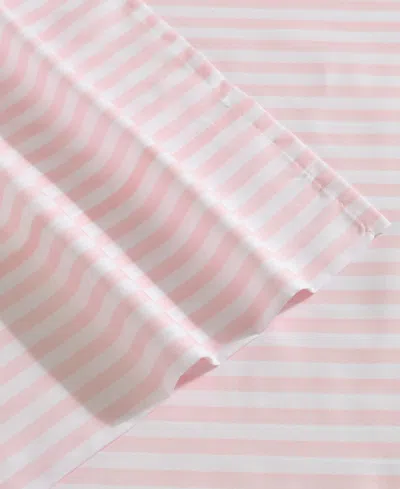 Eddie Bauer Little Stripe Microfiber 3-pc. Sheet Set, Twin Xl In Pink