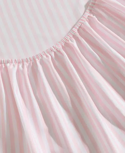 Eddie Bauer Little Stripe Microfiber 3-pc. Sheet Set, Twin Xl In Pink