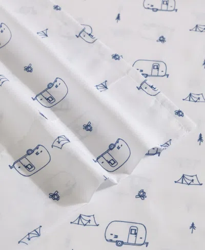 Eddie Bauer Travel Trailer Microfiber 4-pc. Sheet Set, Full In White