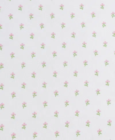 Laura Ashley Wood Violet Microfiber 4-pc. Sheet Set, Queen In White