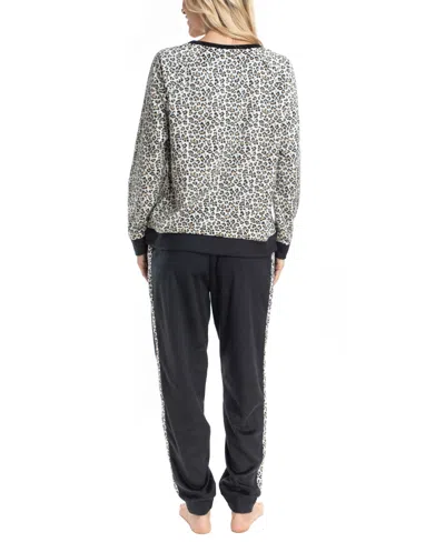 Muk Luks Likely To Lounge Pj Set In Black