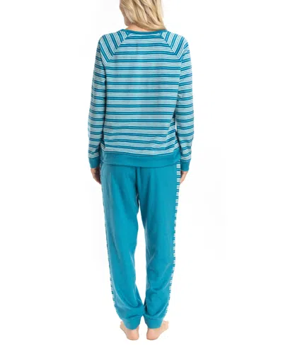 Muk Luks Likely To Lounge Pj Set In Blue