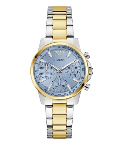 Guess Women's Two-tone Multi-function Watch, 36mm In Multi