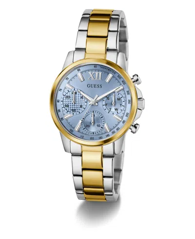 Guess Women's Two-tone Multi-function Watch, 36mm In Multi
