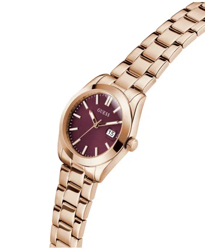 Guess Women's Rose-gold Tone Analog Watch, 32mm In Gold