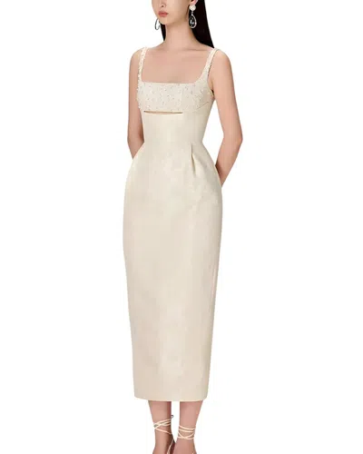 Silvia Rufino Midi Dress In Neutral
