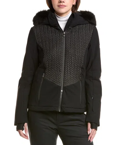 Post Card Down Ski Jacket In Black